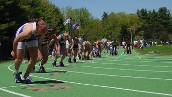 leistikow at heptathlon 200 start