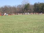 Start of the womens NCAA D3 XC Championship race